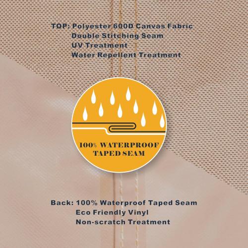 ULTCOVER Waterproof Patio Adirondack Chair Cover 2 Pack for Outdoor Chair Size Upto 32W x 35D x 36H inch