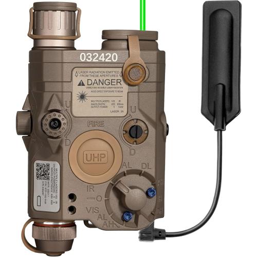 ACTIONUNION Airsoft PEQ-15 Pro IR Laser   UHP Visible Green Laser   White LED Flashlight