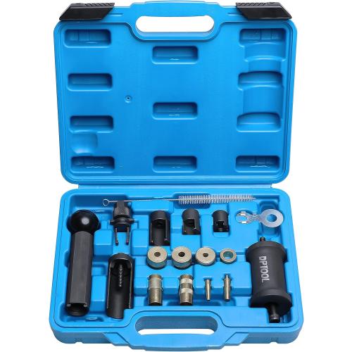 T10133 Fuel Injector Puller Removal Set Injector Seal Installer Service Tool Kit Compatible with Audi VW 1.4 1.6 1.8 2.0 2.7 3.0 3.2 3.6 V6 4.2 V8 FSI Petrol
