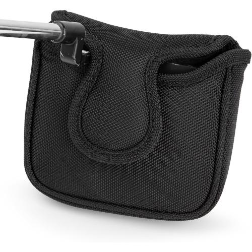 Black Golf Putter Cover Square Mallet Putter Head Cover Magnetic Square Mallet Headcover fits for Scotty Cameron Taylormade