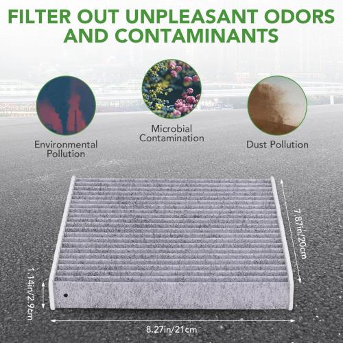 Cabin Engine Air Filter Set Compatible with CRV Hybrid (2023-2025), Accord Hybrid (2023-2025), Civic Hybrid (2025) 2.0L, Replaces 17220-6MA-J01, 80292-TF0-G01