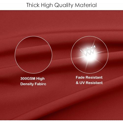 idee-home Outdoor Chair Cushions Set of 4, Thick 19 x 19 x 3 Patio Chair Cushions for Outdoor Furniture Waterproof with Ties, Outdoor Seat Cushion, Chair Pads Dining Chair Spice