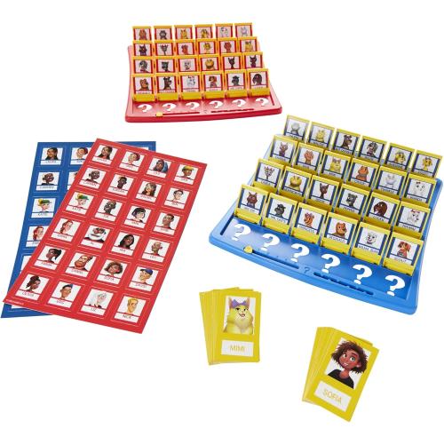 Hasbro Gaming Guess Who? Board Game, with People and Pets Cards, The Original Guessing Game for Kids, Ages 6 and Up (Amazon Exclusive)