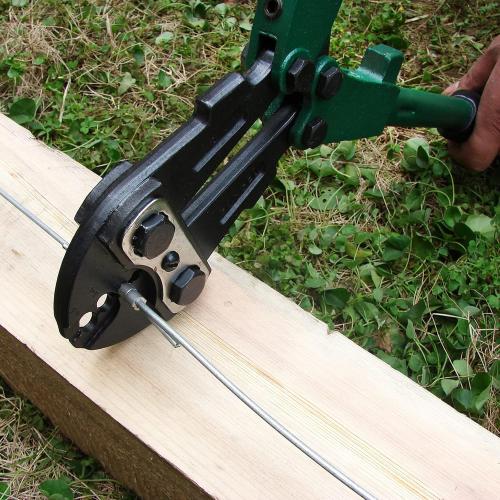 FenceMate 4 Slot Crimping Swaging Tool Kit to Join High Tensile Steel Wires, Ropes with 4 Sizes Assorted Sleeves, Spanner & Gauge Tool, 18 Hand Crimper Swager for Splicing Wires, Crimp wrench