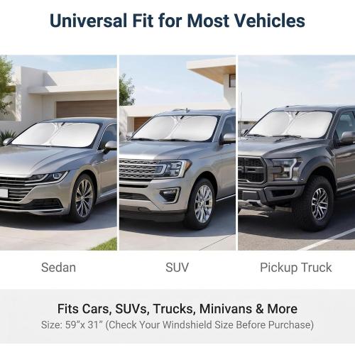 Compatible with Rivian R2, UV Heat Blocking Interior Protector