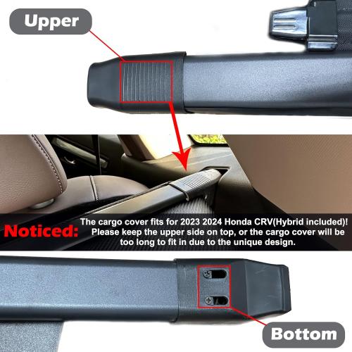 Cargo Cover for 2023-2025 2026 Honda CRV Accessories, (Canvas) for Honda CRV 2023-2026 Accessories(Include Hybrid) Retractable Trunk Cover Shield Shade Privacy Screen for CR-V
