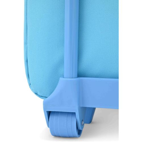 Fast Forward Frozen Girls Luggage 16 Soft Side Wheeled Pilot Case- Rolling Suitcase 16x12x5