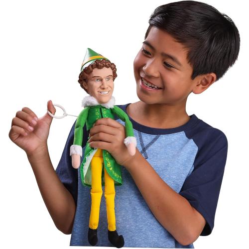 Jakks Holiday Elf Buddy The Elf Talking Plush with 15 Phrases Approximately 12-Inches in Height
