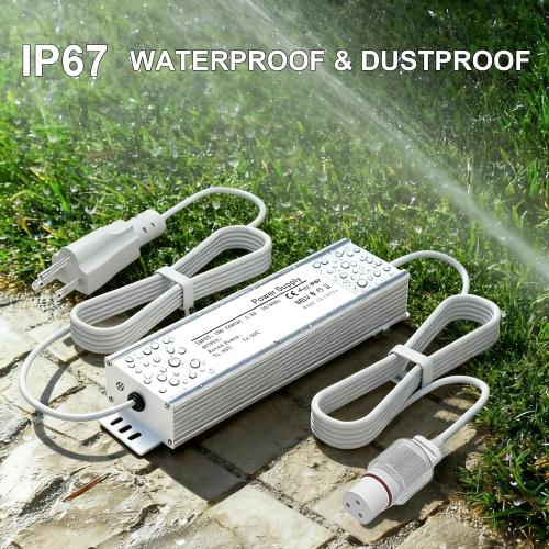 36V Waterproof Power Supply for Govee Permanent Outdoor Lights Only Compatible with Govee H705A H705B H705C Power Adapter Cord 3 Pin