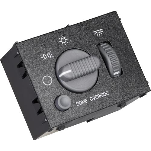 15755595 Headlight Dimmer Switch for 1999-2002 Chevy Silverado Tahoe Suburban Avalanche 1500 2500 3500, GMC Sierra Yukon XL 1500 2500, Escalade, Dome Light Switch- 15738843-D1534G-DS968-SW2157