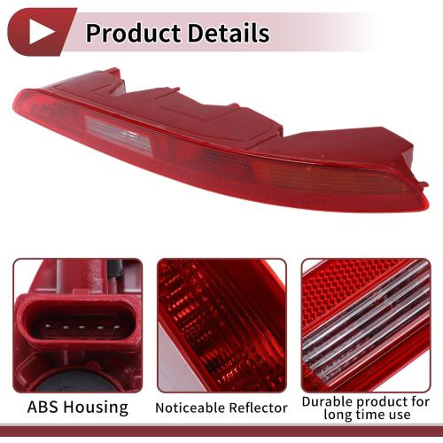 1 Pc Rear Right Bumper Reflectors No.8UD945096 Bumper Reflector Side Marker for Audi Q3 2016-2018