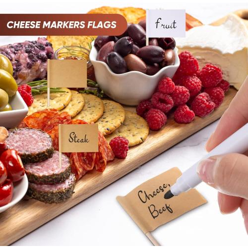 Patelai Charcuterie Board Accessories Cheese Spreader Knife Set Charcuterie Utensils Butter Knife Stainless Steel Mini Serving Tongs Spoons Appetizer Forks for Pastry(Golden,20 Pieces)