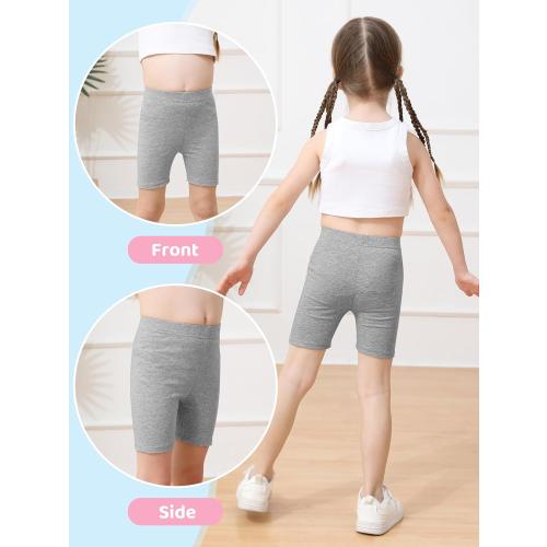 Resinta 8 Pack Baby Toddler Girls Cotton Bike Shorts Kids Safety Under Dress Dance Shorts