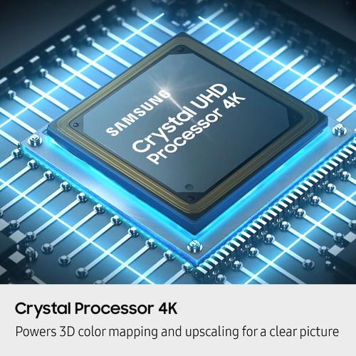 Samsung Size 50-Inch Class Crystal UHD U8000F 4K Smart TV (2025 Model) Endless Free Content, Crystal Processor 4K, MetalStream Design, Knox Security, Alexa Built-in