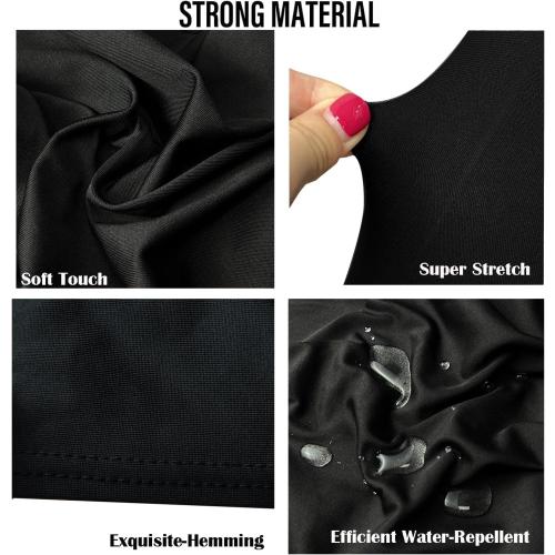 Stretch Spandex Folding Waterproof Chair Covers,Universal Fitted Chair Cover Protector for Wedding Party Banquet Holidays Celebration Decoratio