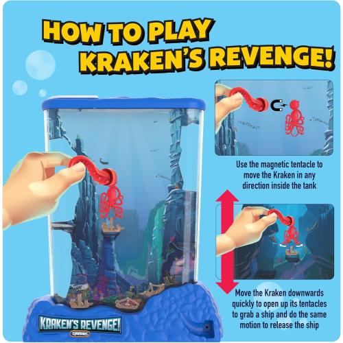 Kraken's Revenge Handheld Water Game Ages 6