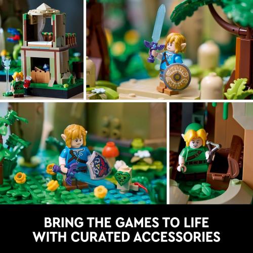 LEGO The Legend of Zelda Great Deku Tree 2in1 - Model Building Set for Adults, Ages 18  - Collectible Kit for Home Decor, Office or Bedroom - Gift Idea for Video Game Fans - 77092
