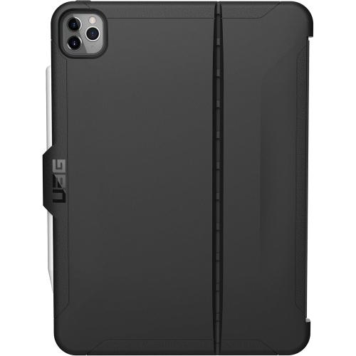 URBAN ARMOR GEAR UAG iPad Pro 12.9-inch (4th Gen, 2020) Case Slim Heavy-Duty Tough Military Drop Tested Rugged Protective Cover with Apple Pencil Holder (Requires Smart Keyboard Folio), Scout Black