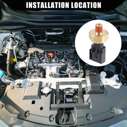 5149062AA / Front/Engine Oil Pressure Sensor for Chrysler Town & Country 2011-2016 / Oil Pressure Sensor Sender Switch/Plastic / 1 Pcs/Black