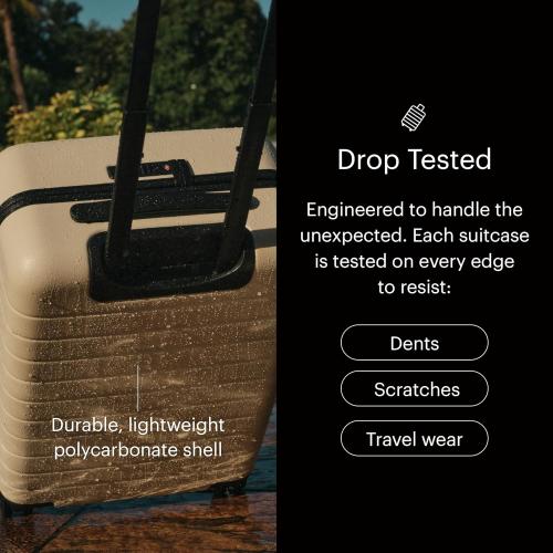 Away Amazon Exclusive Bigger Carry-On Luggage - 23-Inch Lightweight Hardside Suitcase with 360° Spinner Wheels, Interior Compression System, TSA-Approved Lock - Palm Green