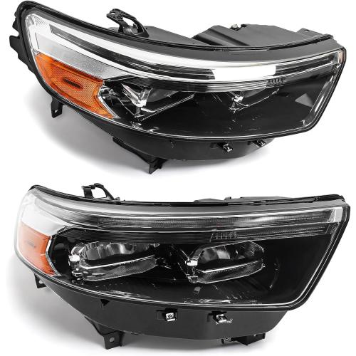 FIONE LED Headlight Assembly Compatible with Ford Explorer XLT/Limited 2020 2021 2022 Front Light Right Passenger Side RH MB5Z13008AT