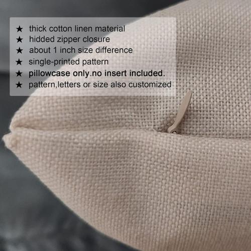 Outdoor Christmas Lumbar Pillow Covers Snowflake 12x20 2 Pack, Red Christmas Throw Pillow Covers for Porch Garden Couch, Winter Lumbar Pillow Cases Without Fillers