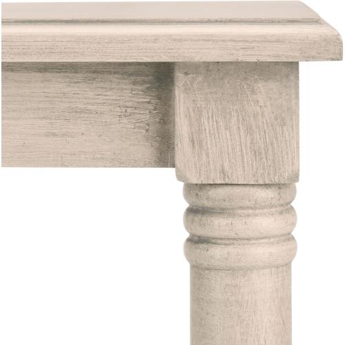 Safavieh Home Collection Cassie Greige 3-Shelf Display Storage Accent Table ACC5715A, 19.8 W x 15 L x 30 H