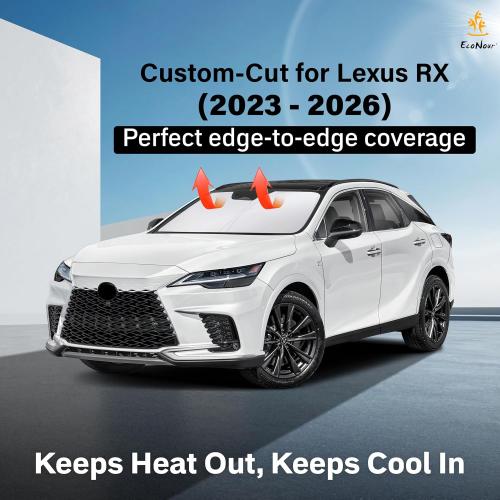 EcoNour Windshield Sunshade Compatible for Lexus RX 350 450h 2023-2025 2026