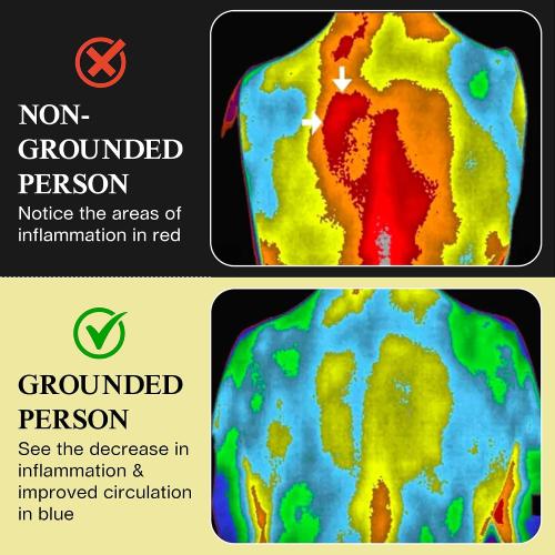 Earth and Moon Grounding Mat for Bed 24x35in - Full Body Grounding Pad and Mattress Cover for Pain, Inflammation and Restful Sleep, Includes 15 Feet Cord and Outlet Tester for Safe Use