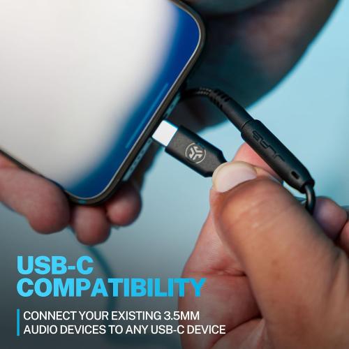 JLab USB Type C to 3.5mm AUX Adapter Headphone Jack Adaptor Dongle