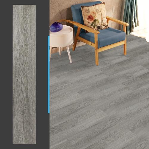 Art3d Peel and Stick Floor Tile Vinyl Wood Plank 36-Pack 54 Sq.Ft, Deep Gray, Rigid Surface Hard Core Easy DIY Self-Adhesive Flooring