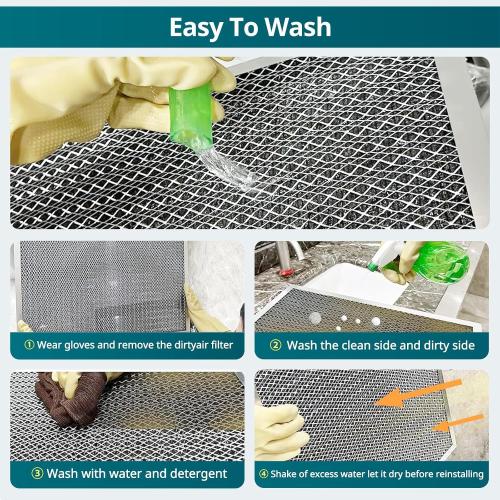 Torjim 18x24x1 Air Filter-MERV8, Washable & Reusable Electrostatic AC/HVAC Furnace Filter, Permanent Air Filter, Breathe Fresher, Easy Install