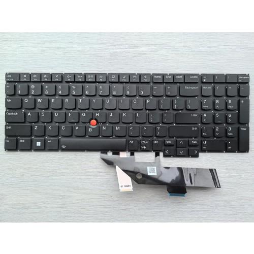 Original New for Lenovo ThinkPad E16 Gen 1 (AMD) (Machine Type:21JT) US Backlit Black Keyboard