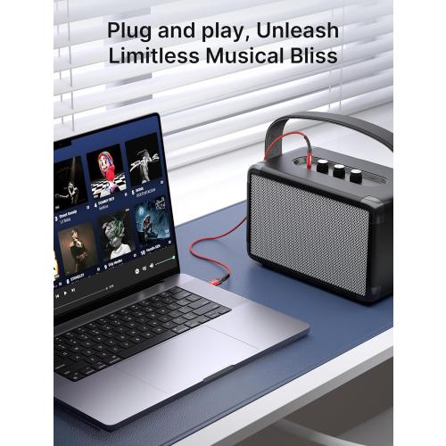 JSAUX USB C to 3.5mm Audio Aux Jack Cable for iPhone 17 Pro Max/Air [3.3ft], Type C to 3.5mm Headphone Car Stereo Cord Compatible with iPhone 16/15 Pro Max,Samsung Galaxy S25 S24, iPad Pro, Pixel 9/8