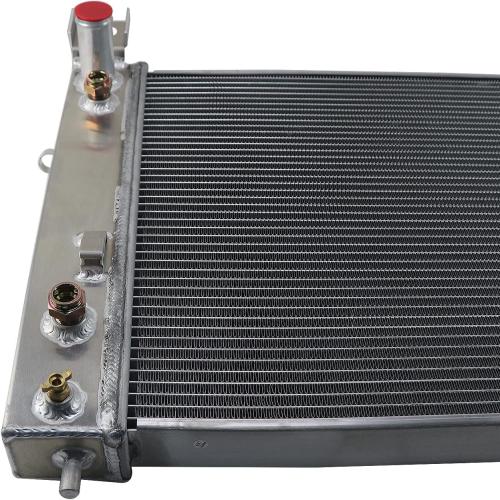 CoolingCare All Aluminum Double Oilcooler 3 Row Radiator for 1999-2011 Chevy Silverado, GMC Sierra 1500 2500 Series V8 Engine (19 x 40 OVERALL)