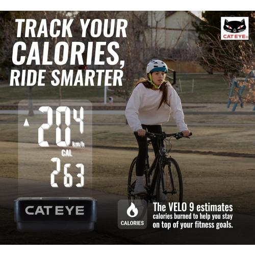 CATEYE Velo Wired Bike Computer – Entry-Level Speedometer and Odometer, Perfect for Beginner Cyclists, Auto Start/Stop, Easy Setup for Road, MTB, Gravel Bikes, 3 Year Battery Life
