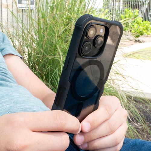 Smartish® iPhone 16 Pro Max Protective Magnetic Case - Gripzilla Compatible with MagSafe [Rugged   Tough] Heavy Duty Armor Cover Drop Tested Protection for Apple iPhone 16 Pro Max - Moving Mountains