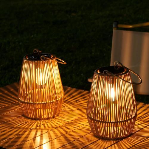 Solar Lanterns Outdoor Waterproof, KagoLing Solar Lanterns Outdoor Gifts for Women Mom Grandma Hanging Solar Lights Outdoor Garden Decor for Outside, Yard, Patio, Porch, Trees, Lawn, Pathway, 2 Pack