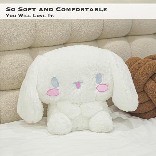 Juju White Kawaii Plush (20 in) - Cute Stuffed Animal Kawaii Plushies - Peluche Big Stuffed Animals Plushie - Peluches Grandes Cute Plushies - Cool Stuff Plush - Plushy (Fun)