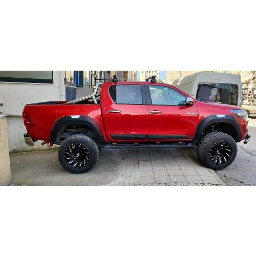 For Toyota Hilux 2015-2021 Roof Rack Cross Bars Normal Roof Alu Black