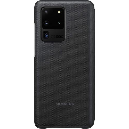 Samsung Galaxy S20 Ultra Case, LED Wallet Cover - Black (US Version)