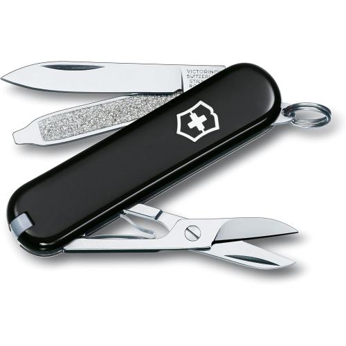 Victorinox Swiss Army Classic SD Pocket Knife, Black, 58mm