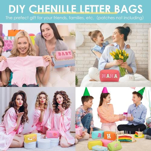 Kigeli 12 Pcs Nylon Makeup Bag Bulk Cosmetic Pouches Preppy Cosmetic Bag for Women Waterproof Travel Zi,pper Organizer Little Outdoor Accessory Makeup Toiletry Pouches Set(Macaron)