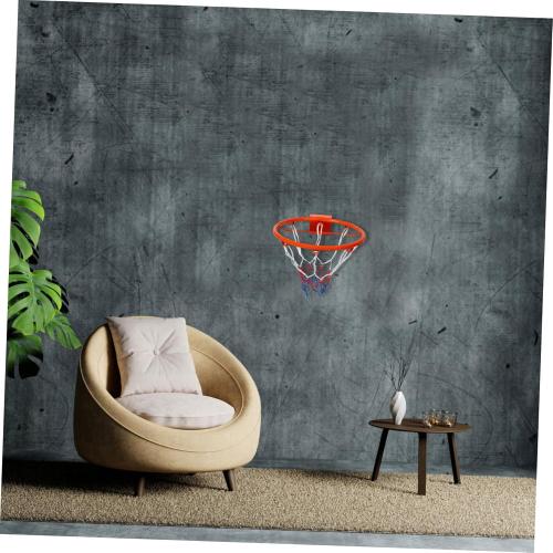 Basketball Hoop for Training Solid Rim Basketball Net for Adults Lightweight and Durable Design No Drilling Required for Family Practice