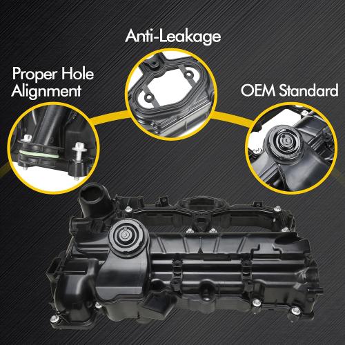 Engine Valve Cover Compatible with BMW N20 X3 X5 320i 328i 528i xDrive Z4 2012-2018 2.0L 11127588412