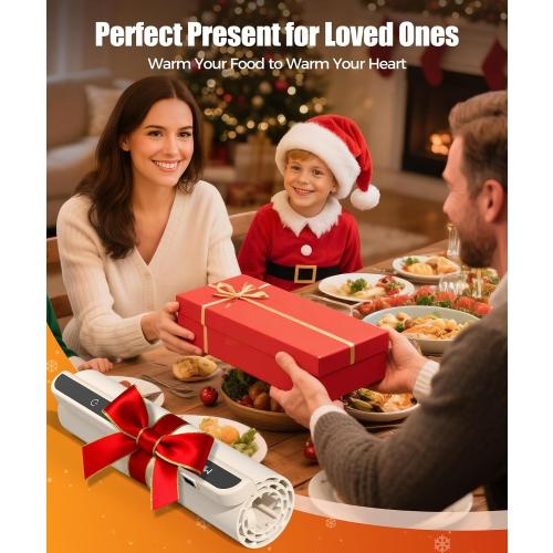 Warming Mat for Food, 26x15 Inch, Off White, Fast Heat, Child Lock