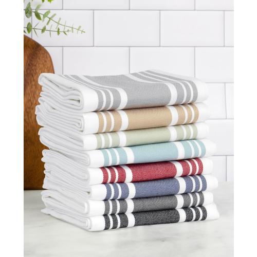 All-Clad Woven Bistro Kitchen Towels: Highly Absorbent, Super Soft Long Lasting - 100% Cotton, 20x30 Dish Towels for Cleaning & Drying Dishes, Pans, Glassware, or Countertops, (2-Pack), Cappuccino