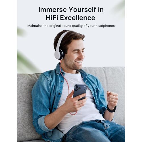 JSAUX USB C to 3.5mm Audio Aux Jack Cable for iPhone 17 Pro Max/Air [3.3ft], Type C to 3.5mm Headphone Car Stereo Cord Compatible with iPhone 16/15 Pro Max,Samsung Galaxy S25 S24, iPad Pro, Pixel 9/8