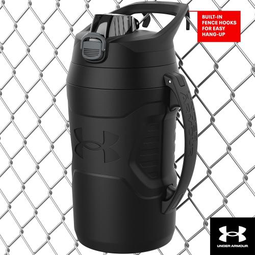 Under Armour 32 oz Insulated Water Bottles - Sports Water Jug with Handle, Fence Hook, Leak Resistant for Baseball, Football & More, 32 oz Water Bottles, Sports Water Bottle Insulated