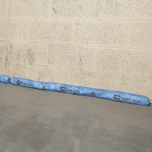 PIG Super Absorbent Sock for Water | 6 Pack | ext. Dia. 3 x 4' L | Absorbs Up to 1.75 Gallons per Sock | PM50635